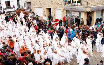 Carnaval in Stavalot met de Blancs-Moussis